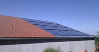 Solar-Anlage des Heizwerkes